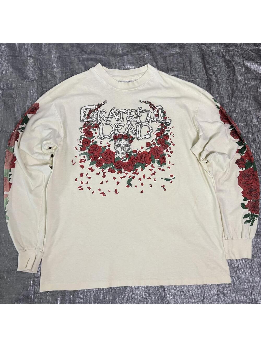 80s Grateful Dead Skull & Roses long sleeve
